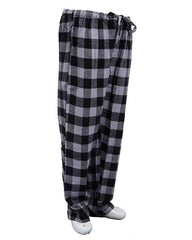 Men's Cotton Checkered Pajama - Black