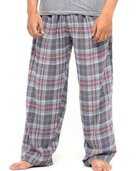 Pack of 2 - Men's Cotton Check Pajama - Cotton Yarn Dyed Flannel Men's Pajama MF-15