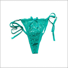 Pack Of 3 Lace Tie Bikini Panty