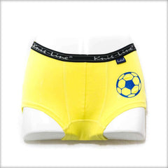 Pack of 2 Knit Line Boy's Boxer Yellow & Black
