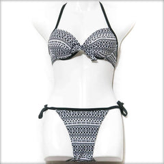 Black & White Texture Bikini set