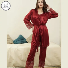Royal 3-Piece Night Suit Set