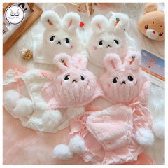 Bunny Plush Lingerie Set