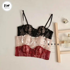 Bold Floral Lace Bra