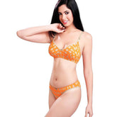 Sunny Boa Bra Panty Set