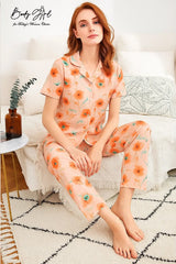 Summer Lawn PJ Floral Night Suit