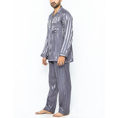MARCO GREY POLYESTER PATTY NIGHT WEAR SET