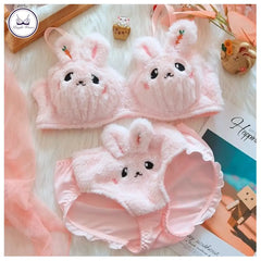Bunny Plush Lingerie Set