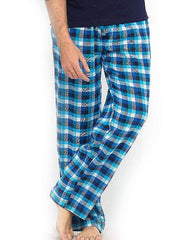 Pack of 2 - Men's Cotton Check Pajama - Cotton Yarn Dyed Flannel Men's Pajama MF-17