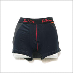 Pack Of 2 Knit Line Boxer For Men Fawn&Black