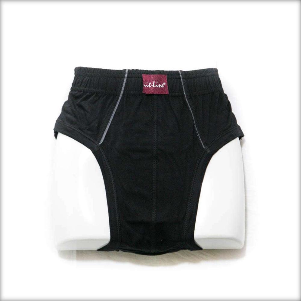 Knit Line Black Underwear