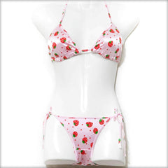Strawberry Pink Bikini Set
