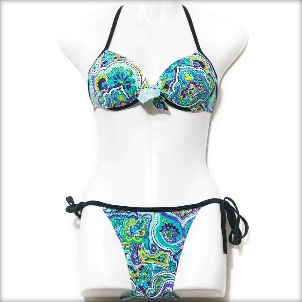 Sea Green Fusion Bikini Set