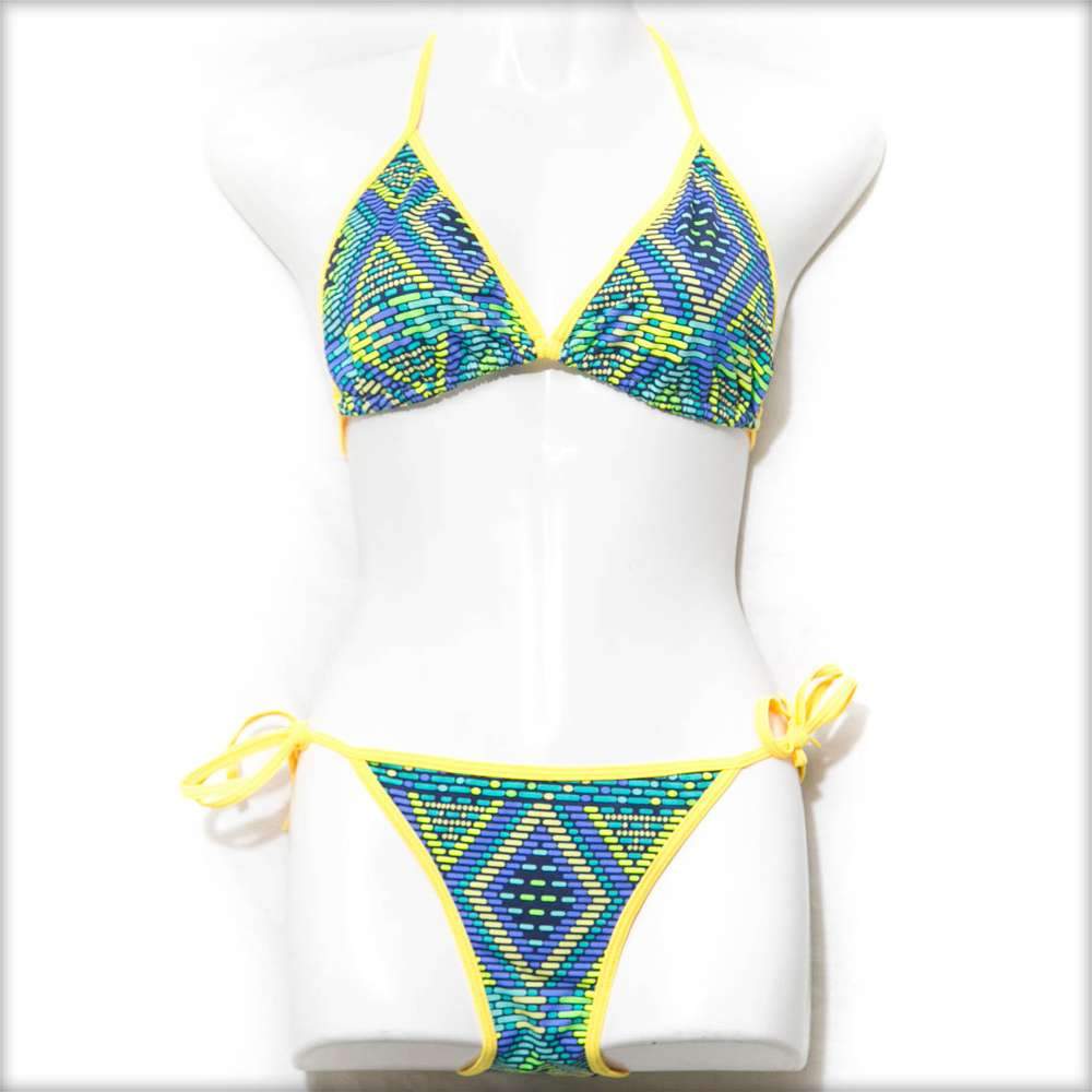 Purple Diamond Bikini Set - Swimwear