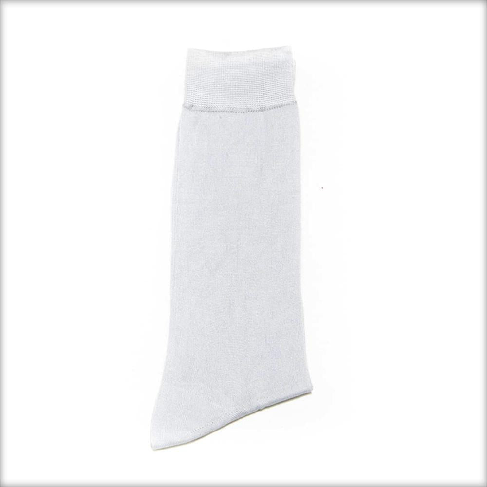 White Socks For Men – Plain Mercerised Socks PMS – KL-10