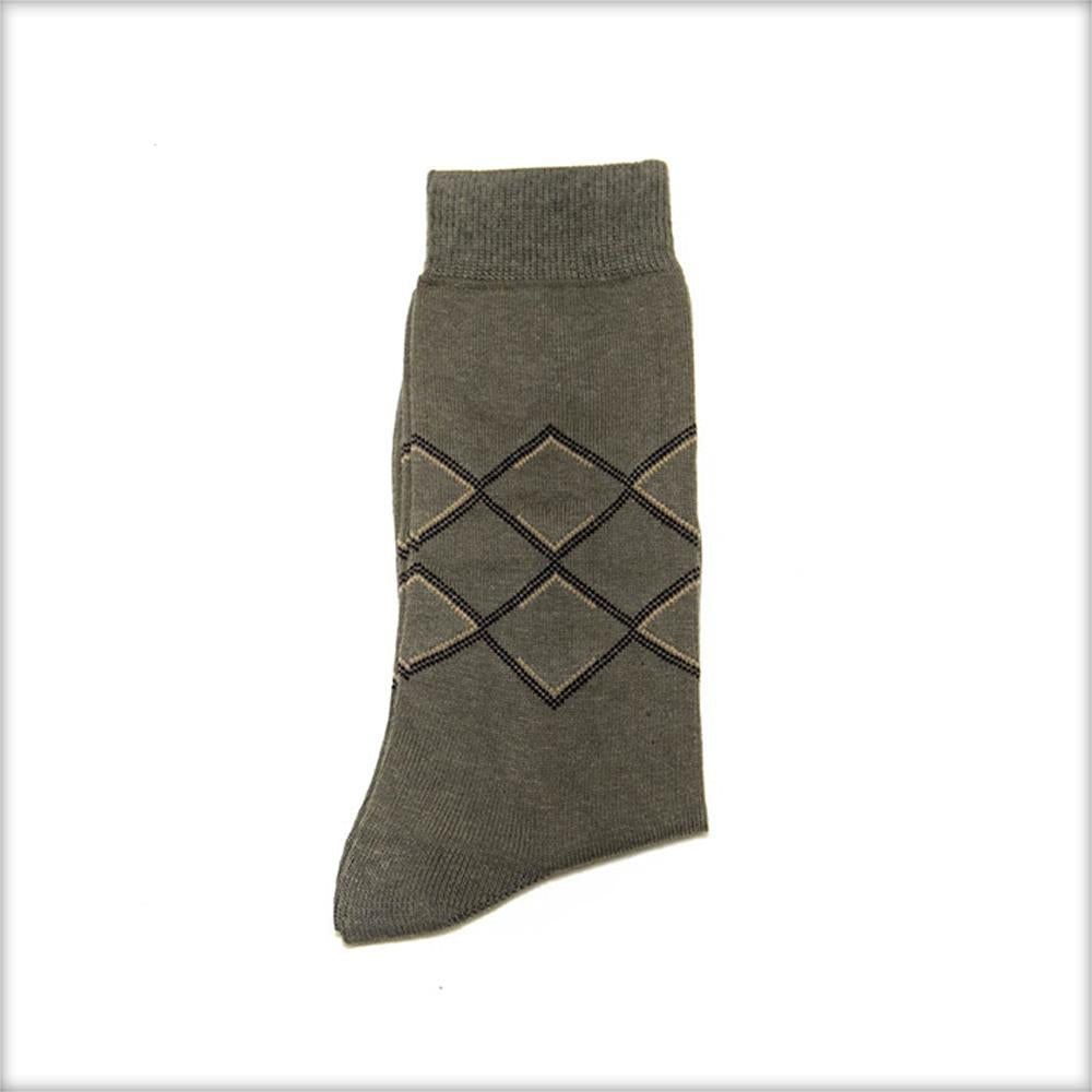 Green Socks For Men – Computerised Knitted Cotton Socks C – KL-14