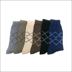 Socks For Men – Computerized Knitted Cotton Socks C – KL-14 – Pack Of 6