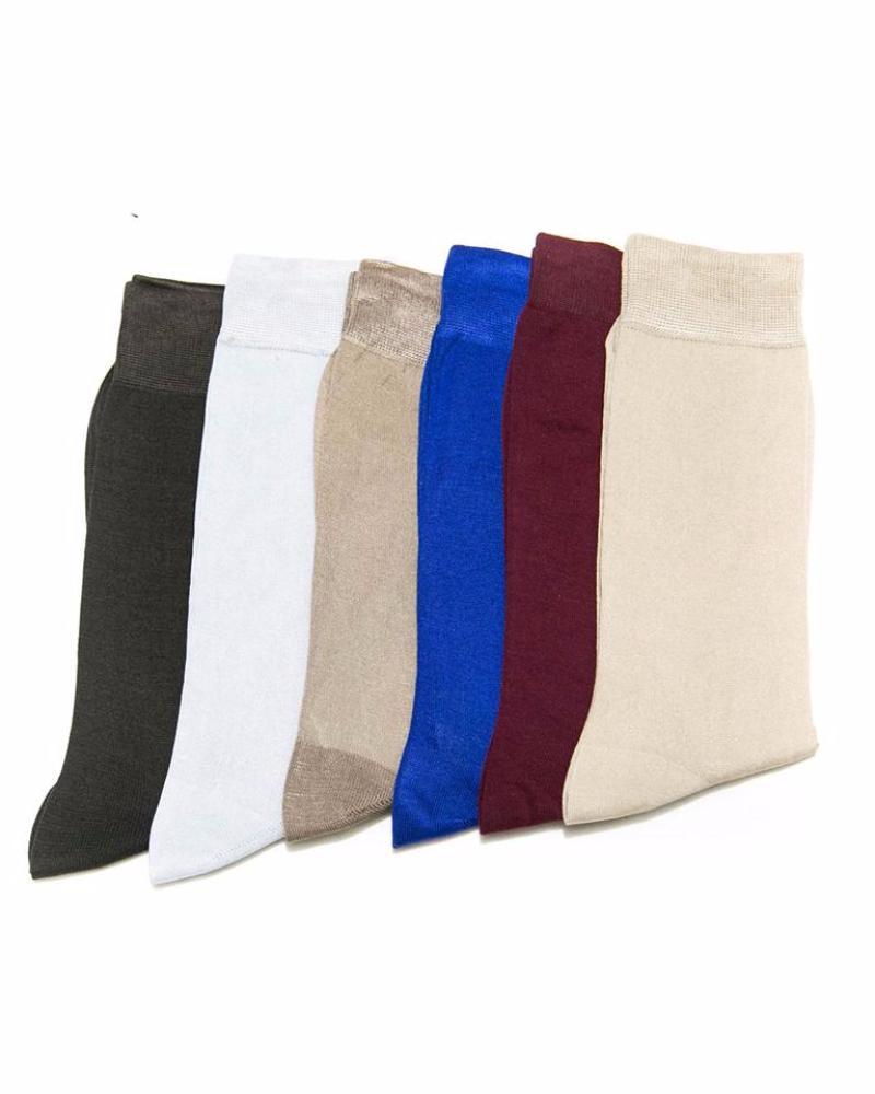 Socks For Men – Plain Mercerised Socks PMS – KL-10 – Pack Of 6