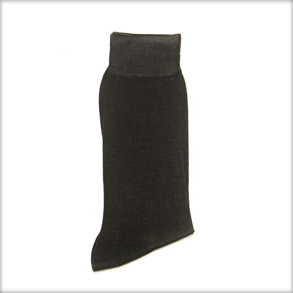 Brown Socks For Men – Plain Mercerised Socks PMS – KL-10