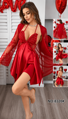 Lace Slip Dress Outfits Mesh Nightgown V Neck Sleepwear