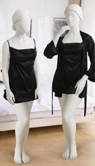 Women's Two Hearts 2 Piece Bridal short Nighty