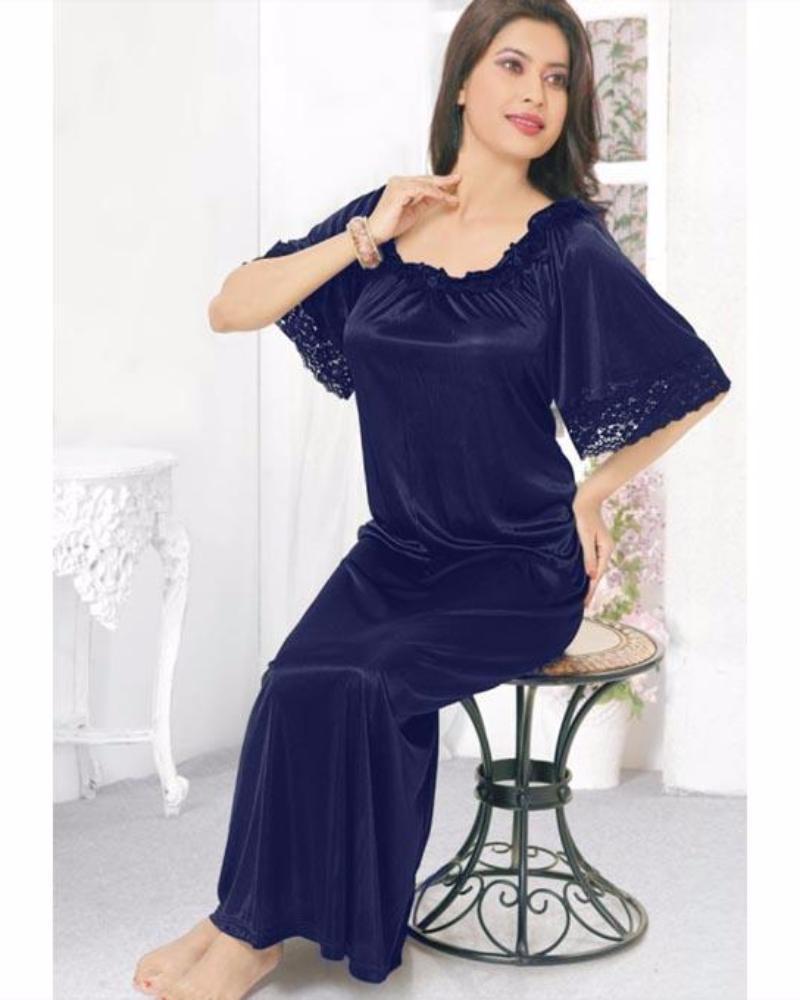 Navy Blue - FL-510 - Flourish Nightwear