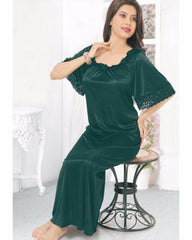 Green - FL-510 - Flourish Nightwear