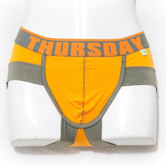 23 Men Underwear - Branded Underwear for Men - Orange & Grey